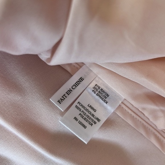 AMANDA + Chelsea pink ponte one button ponte blazer jacket - Picture 4 of 6